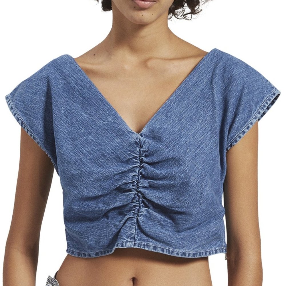 Rachel Comey Pier Denim Crop Top